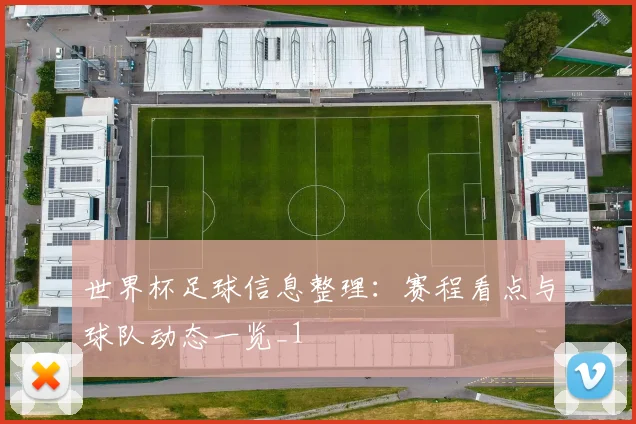 世界杯足球信息整理：赛程看点与球队动态一览_1